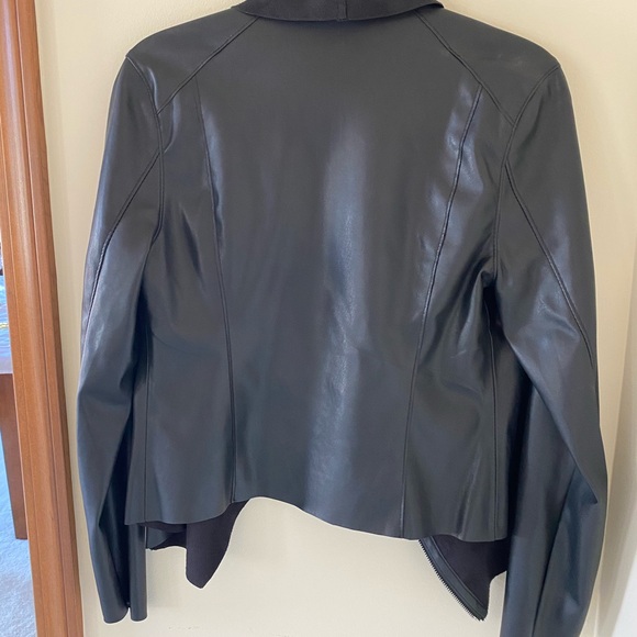 Black Faux Leather Jacket - Picture 2 of 4